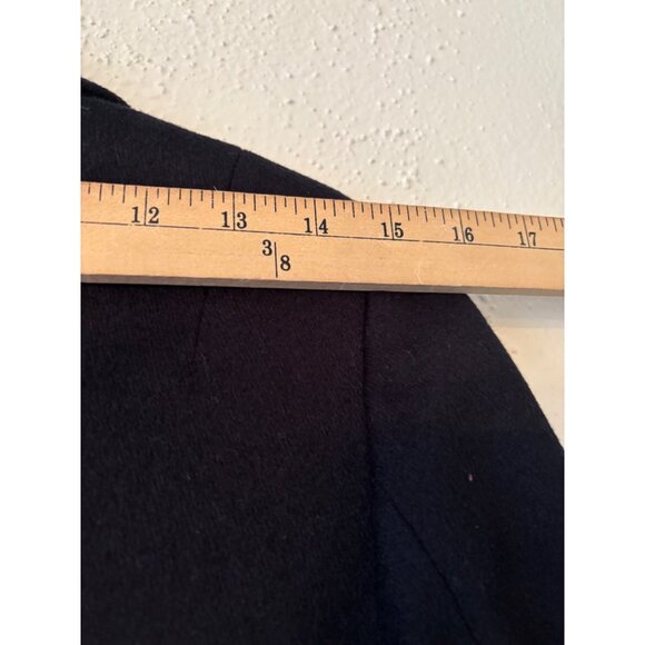 AllSaints Womens Baye Wool Blend Double-Breasted Coat Gold Buttons US 4 UK 8 - Picture 8 of 15